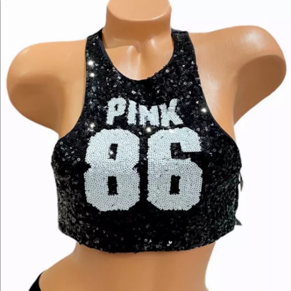 Black sequin Top